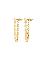 Shine Gold Transformable Chain Earring