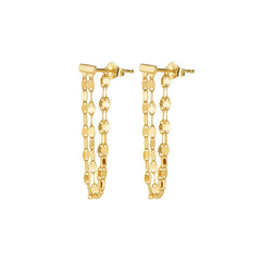 Shine Gold Transformable Chain Earring