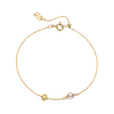 SMILEY 18K Diamond Akoya Gold Bracelet