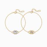 Lokki Gold Mother-of-Pearl Diamond Bracelet