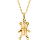 Teddy 14K Gold Bear Necklace