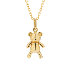 Teddy 14K Gold Bear Necklace