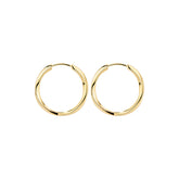 Essential 14K Soft Twist Hoop Earrings