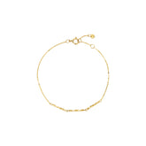 Essential 14K Sparkling Bar Bracelet