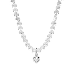 Smiley® Silver Pendant Crystal Necklace
