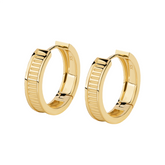 Unlock Marks 18K Stripe Gold Earring