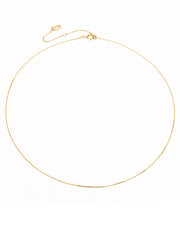 Moment 18K Classic Plain Chain Necklace