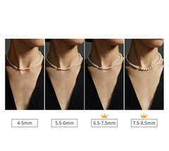 SOL 18K Freshwater Pearl Necklace (Large)