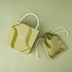 Essential Silver Dual-Tone Puffy Earring