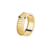 Unlock Marks 18K Stripe Gold Signature Ring
