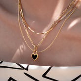 Flip Gold VermeilHeart Necklace