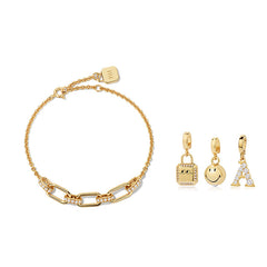 Essential Gold Vermeil Paperclip Chain Bracelet