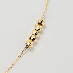 Essential 14K Sliding Beads Bracelet