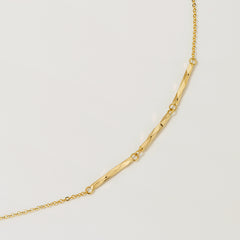 Essential 14K Sparkling Bar Bracelet