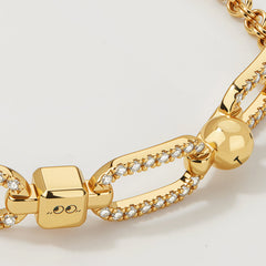 Smiley x Lokki Gold Vermeil Chain Bracelet