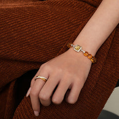 Unlock Amulet Citrine Energy Bracelet