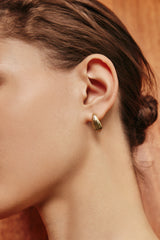 Essential Silver Textured Teardrop Stud Earrings