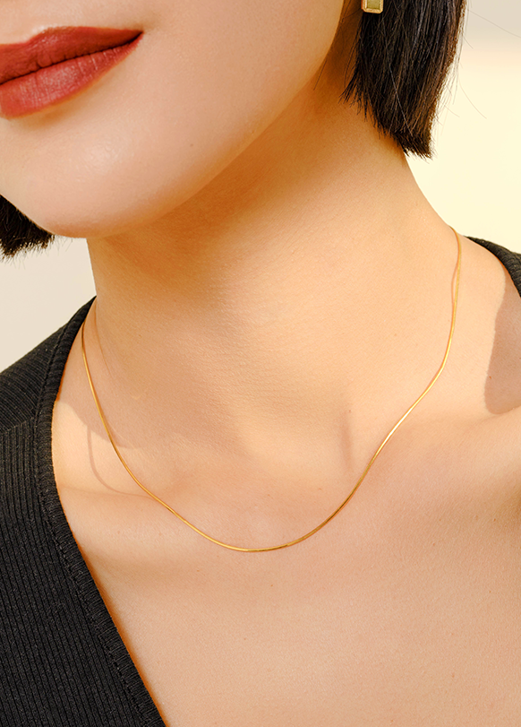 Essential Collection - 18K Gold Snake Chain
