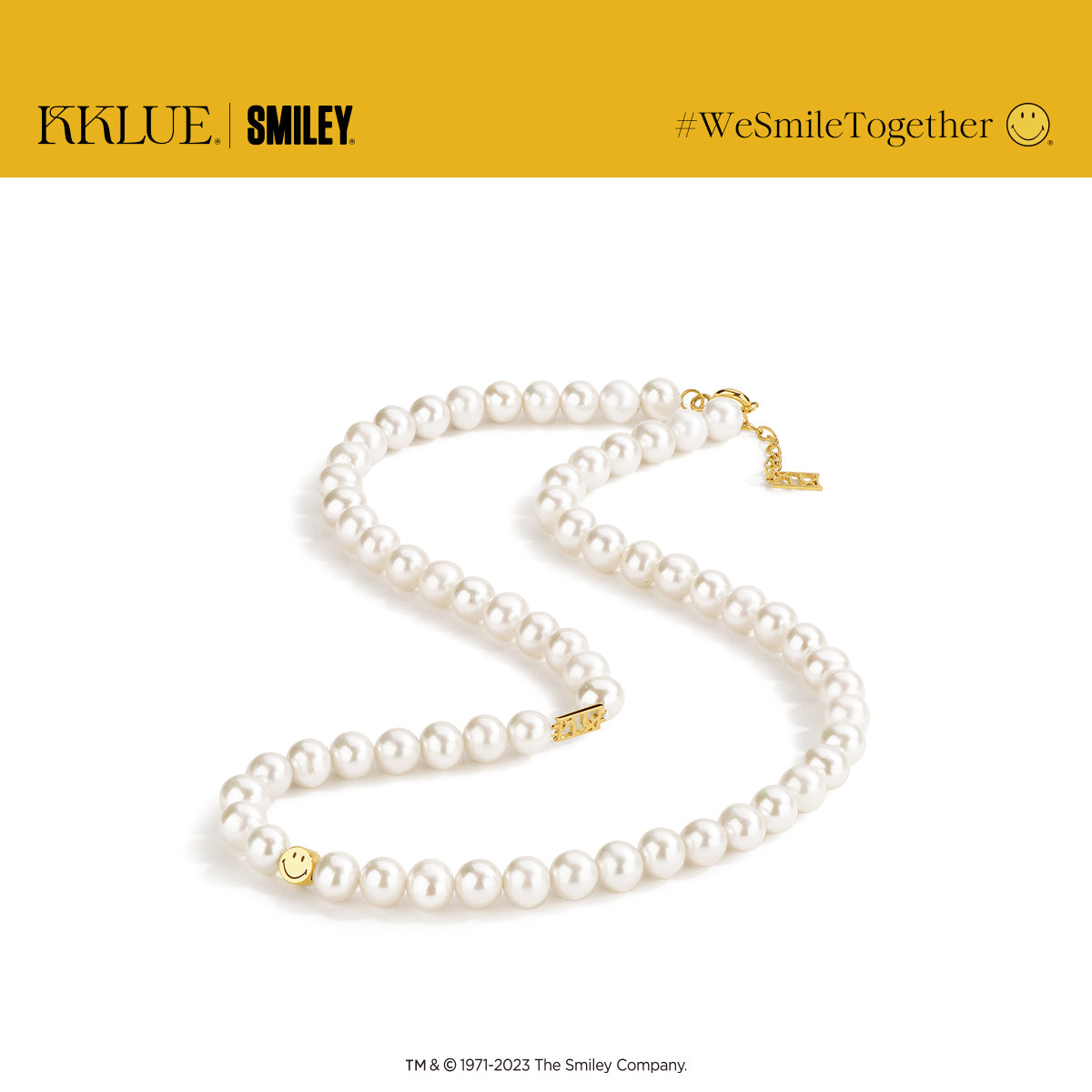 KKLUExSMILEY® Smiley Pearl Necklace
