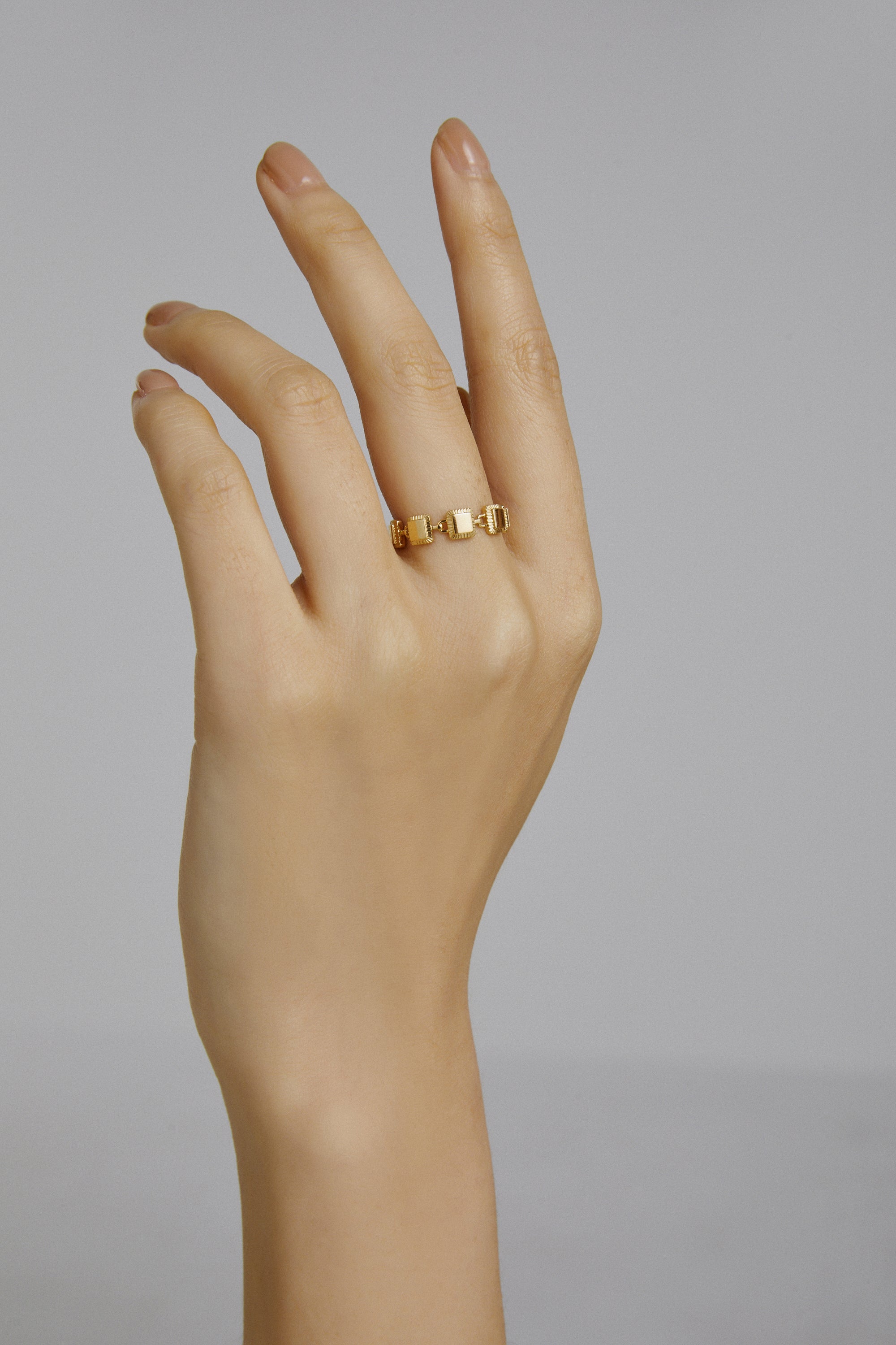 Unlock Two Rings KKLUE|Unlock 18K Lock Infinte Gold Ring