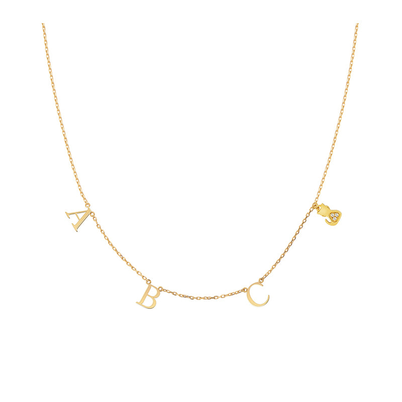 18K D-Cat moment necklace