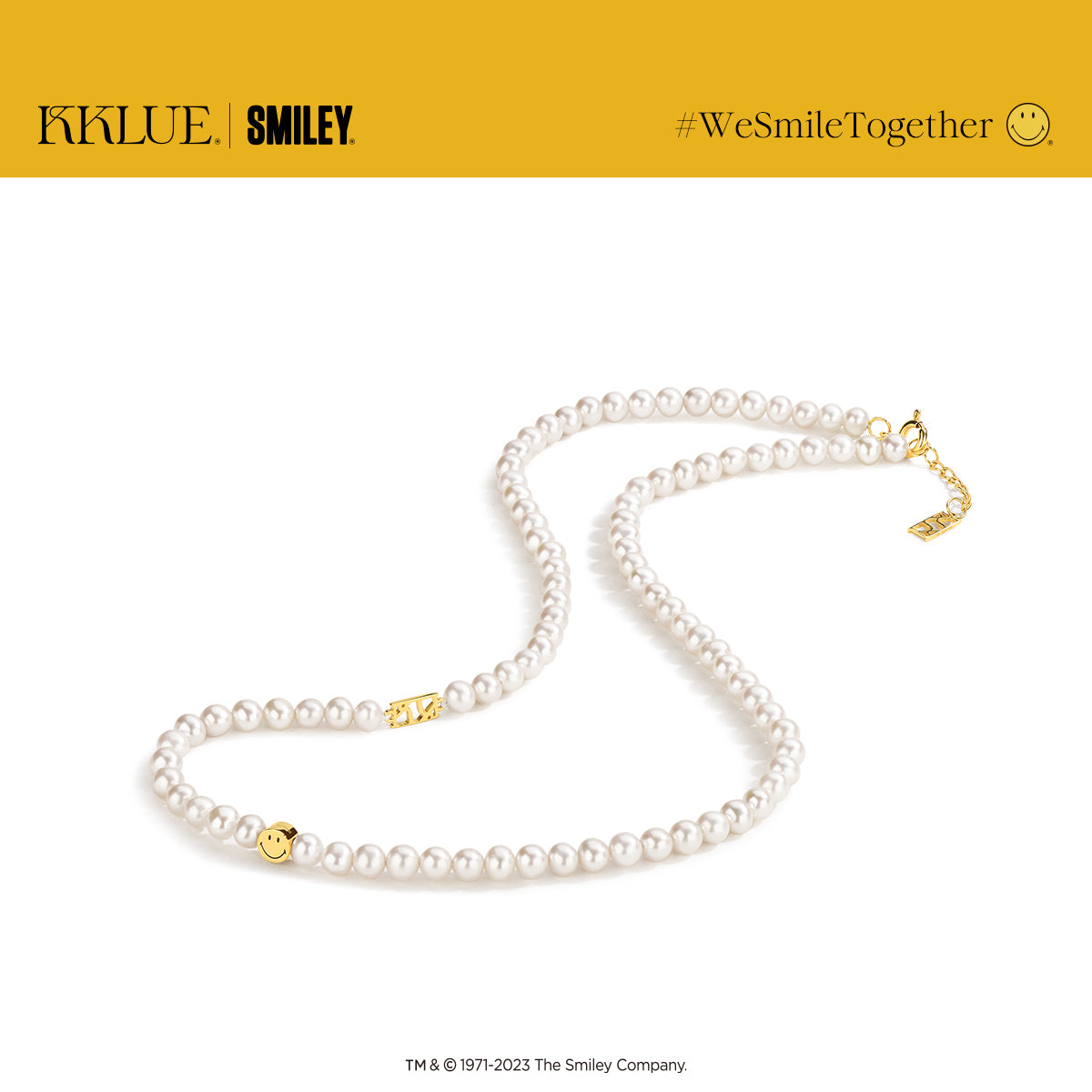 KKLUExSMILEY® Smiley Pearl Necklace