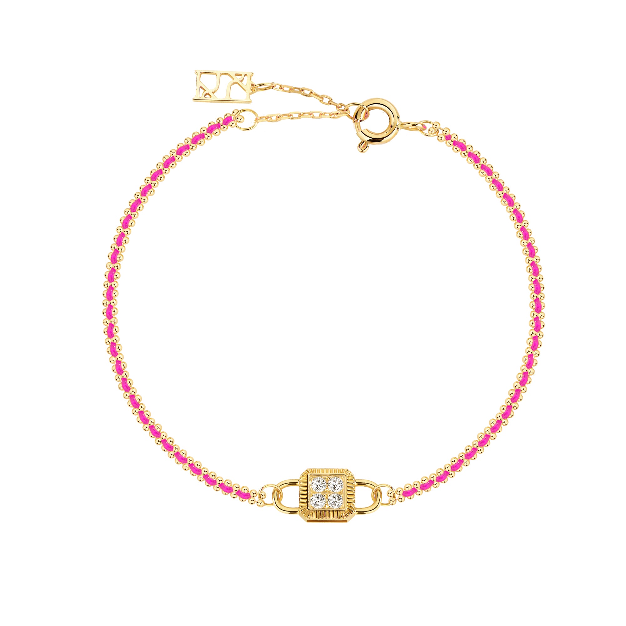 Together- Unlock 18K Diamond String bracelet