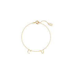 Moment Personalized Letter Bracelet