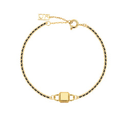Unlock K Gold String Bracelet