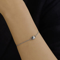Unlock Platinum Lock Bracelet