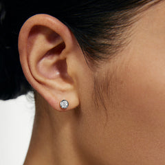 D Muse Platinum Diamond Earring