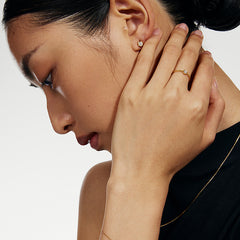 D Muse 18K Diamond Gold Ring