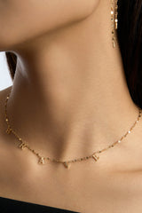 Shine Gold Moment Choker Necklace
