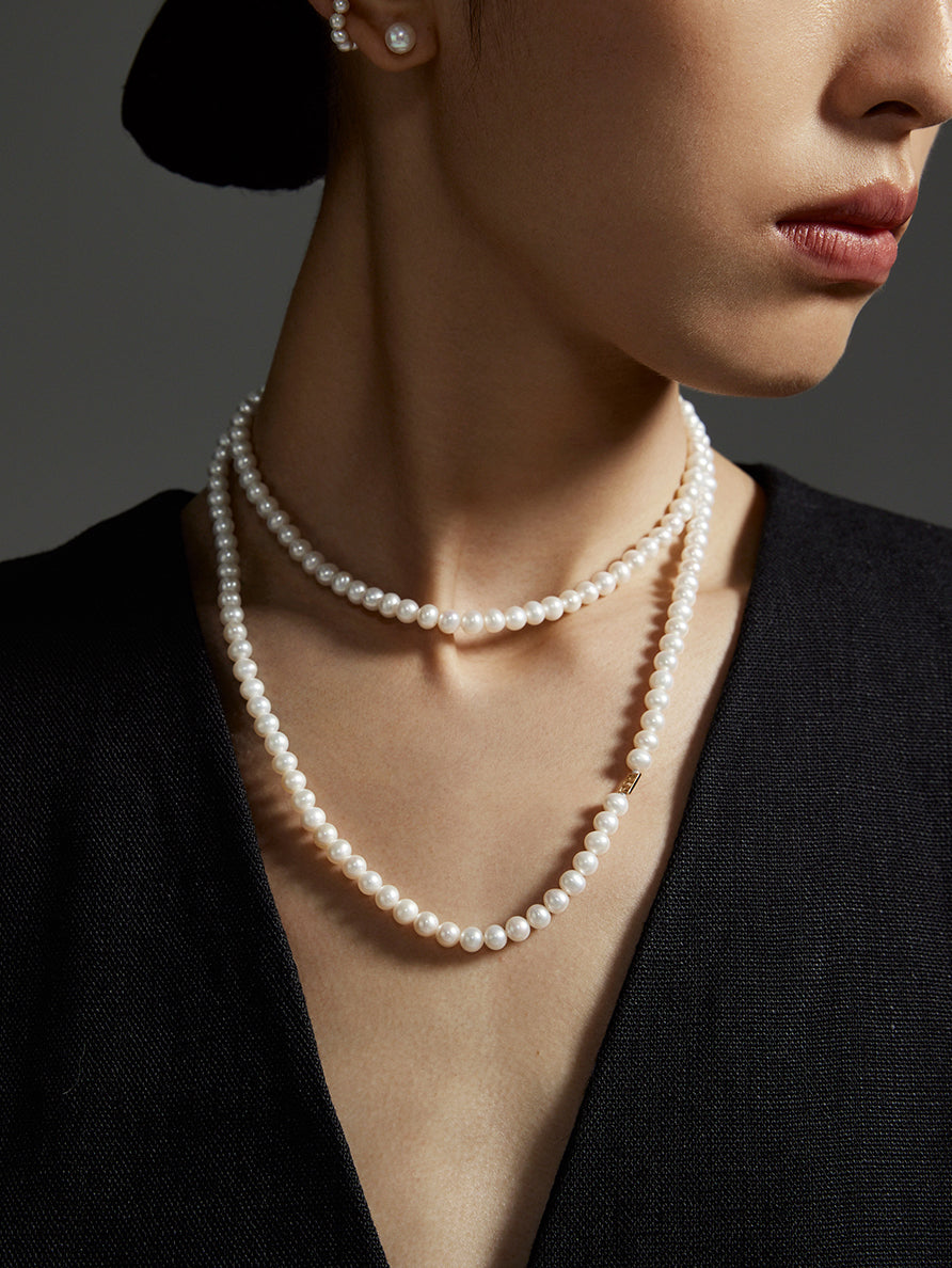 SOL Collection - 85cm Long Pearl Necklace