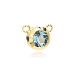Moment 18K Topaz Energy Stone Charm