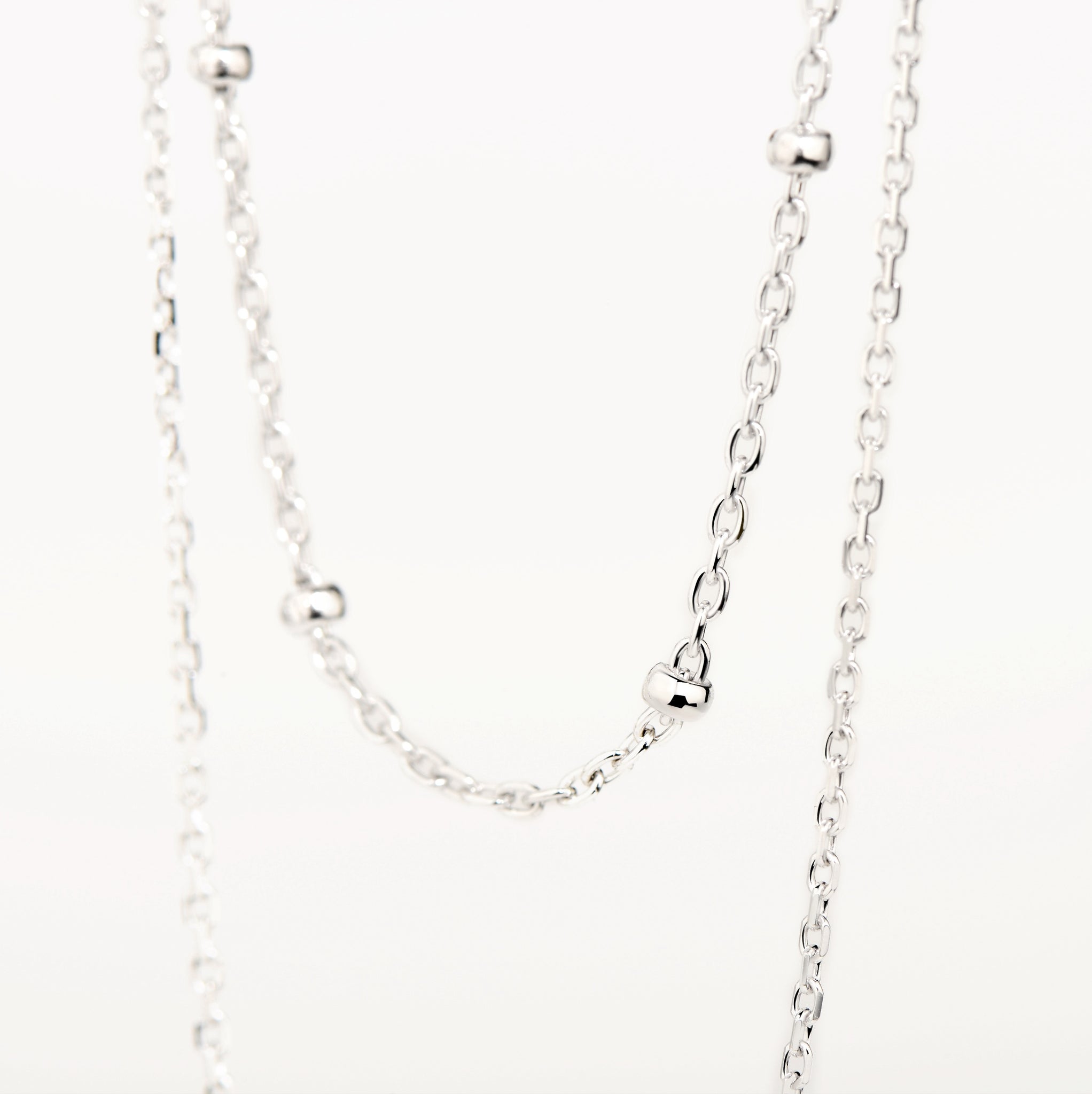 Essential- 18K Double Layering Beads Chain