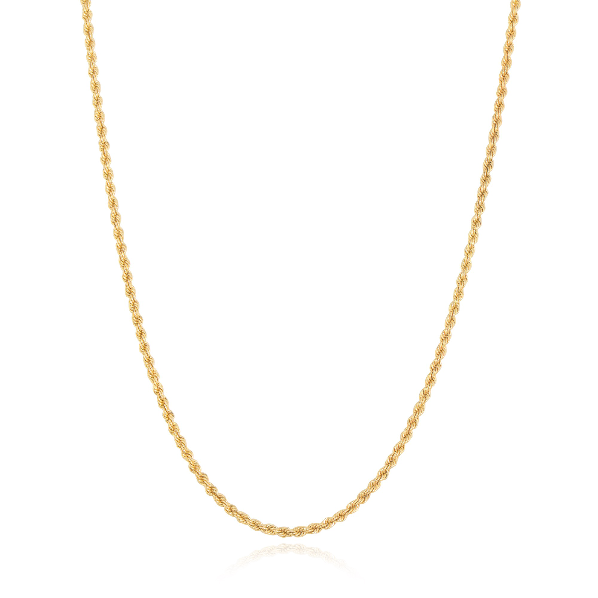 Essential-18K Rope Chain Necklace