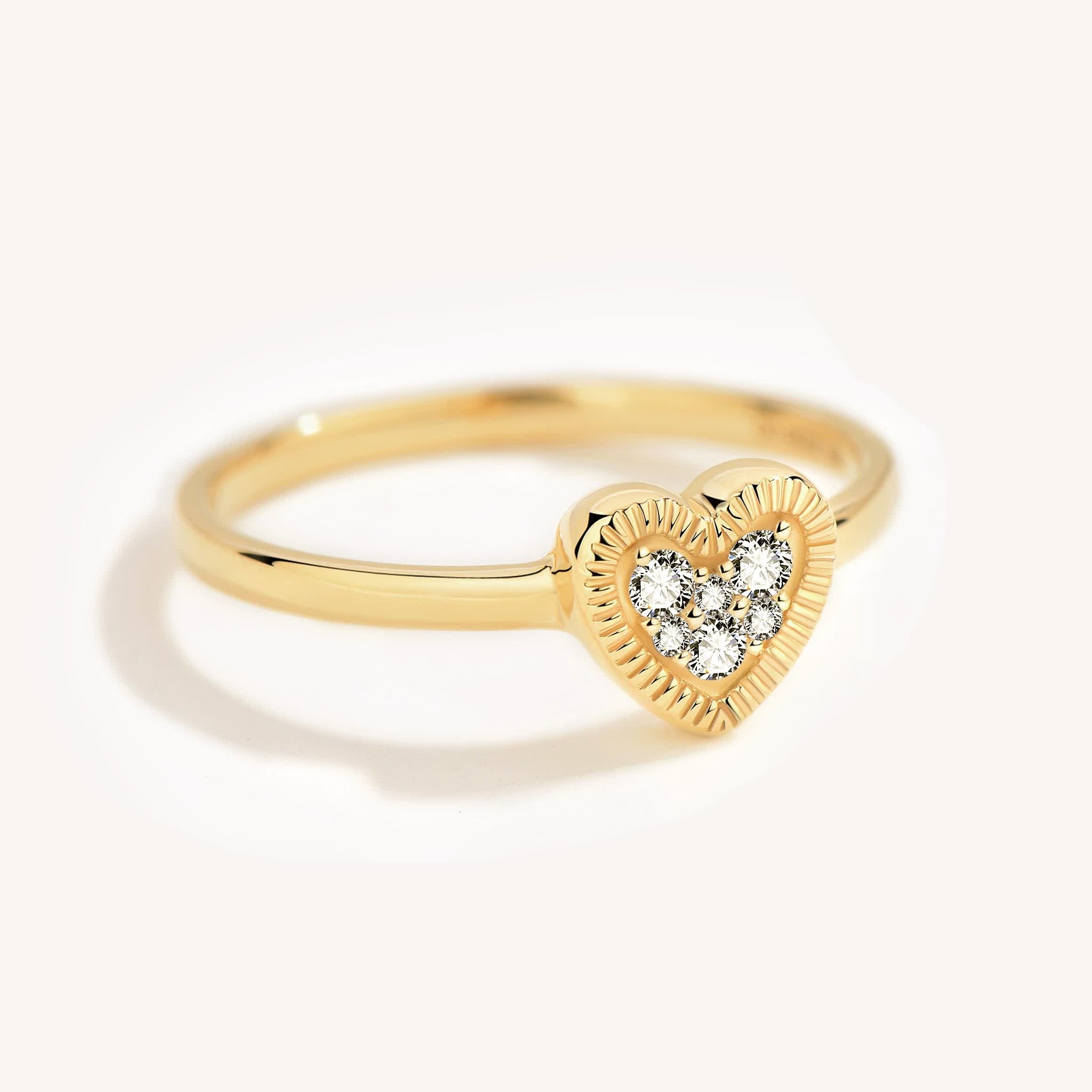 Flip - 18K Diamond Heart Ring