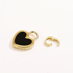 Flip 18K Double-Sided Hearts Pendant