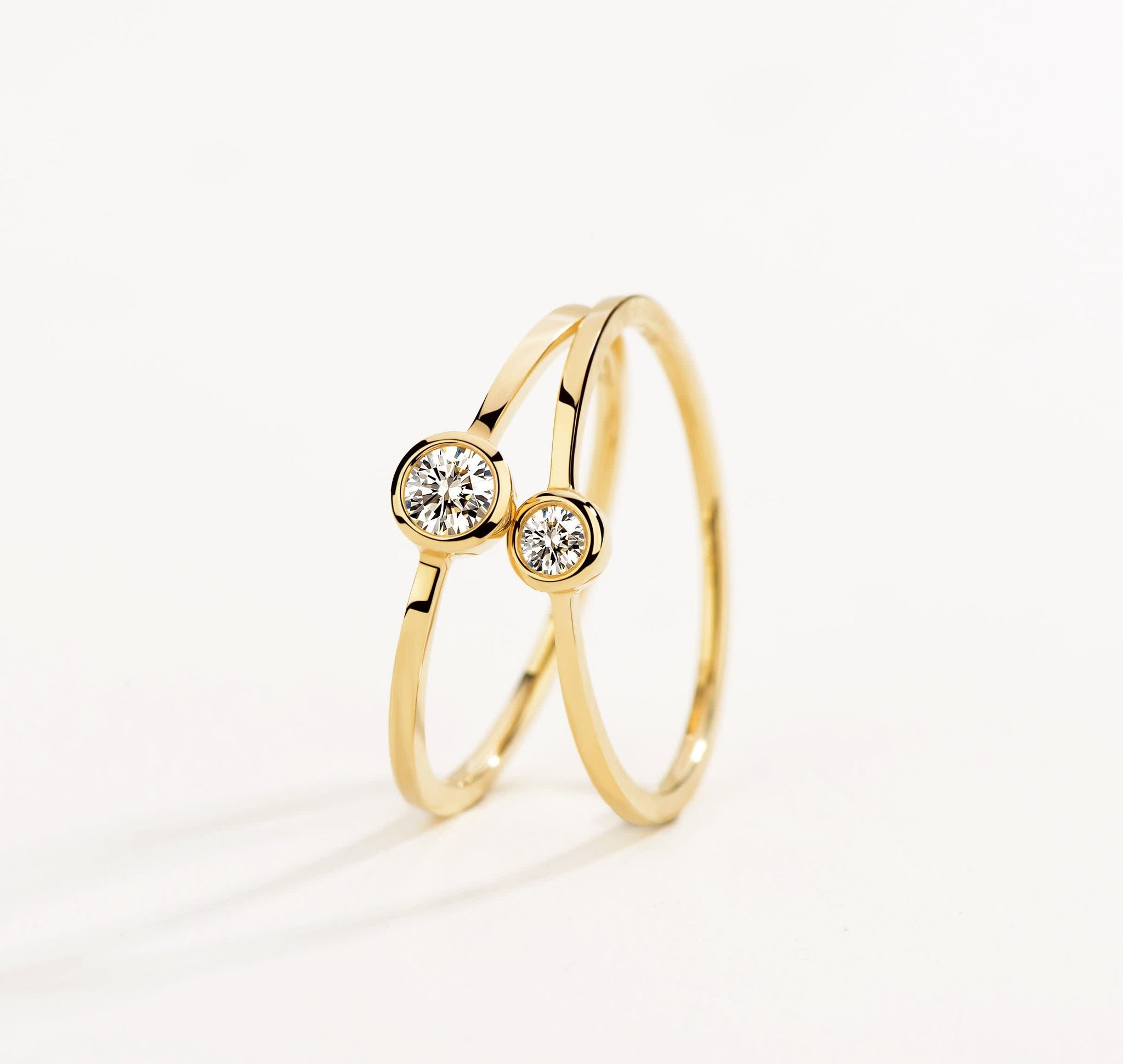 D Muse- 18K Diamond Gold Ring