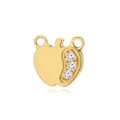 Moment 18K Apple Flat Charm