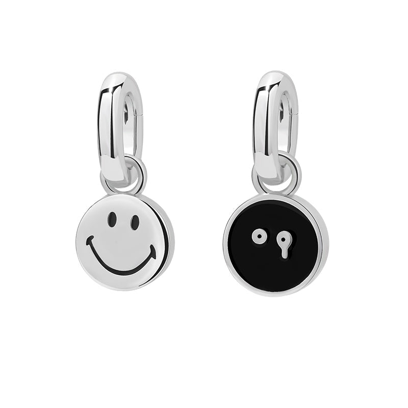 Smiley x Ryuji Silver Double-Faces Pendant