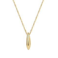 Rain Drop 14K Teardrop Necklace