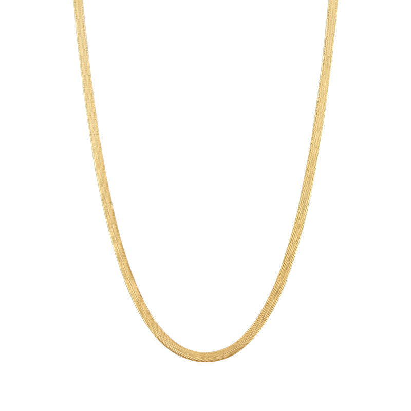 Essential Collection - 18K Gold Herringbone Chain