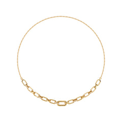 Essential Gold Vermeil Paperclip Chain Necklace