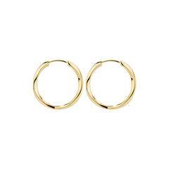 Essential 14K Soft Twist Hoop Earrings