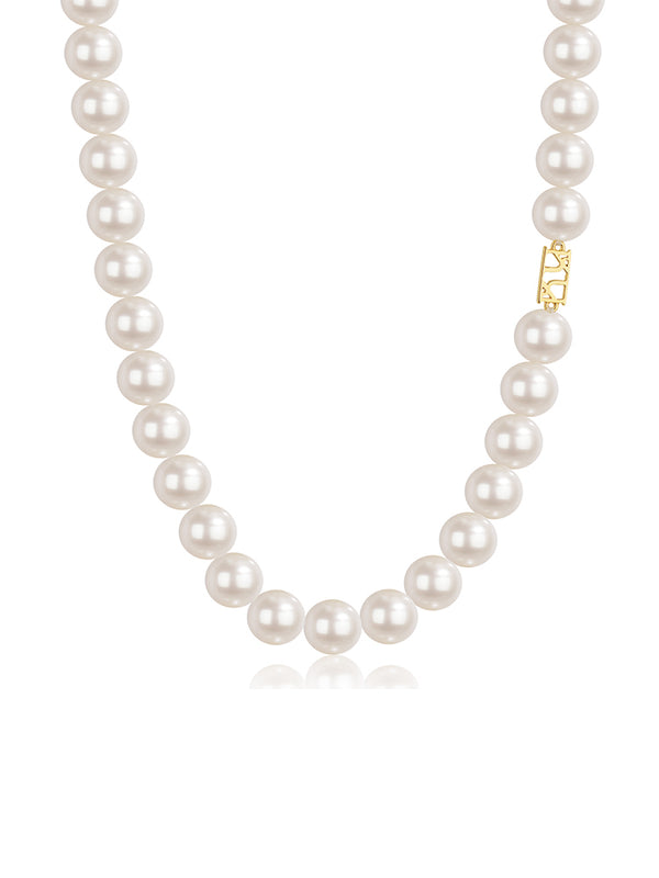 18K Pearl Necklace 6.5-8.5mm