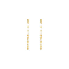 Shine Gold Chain Earring