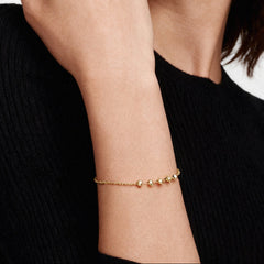 Essential 14K Sliding Beads Bracelet