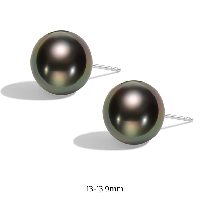 Tahitian Pearl Earrings 10-13mm